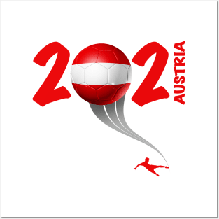 Austria Euro Soccer 2021 Posters and Art